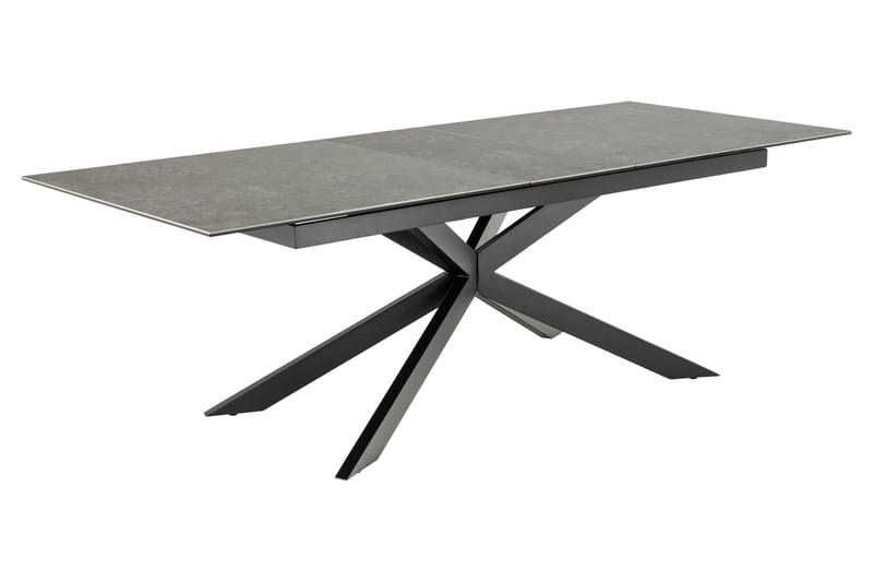 Ruokapöytä Salupa 240x100 cm - Musta - Huonekalut - Pöytä & ruokailuryhmä - Marmoripöydät