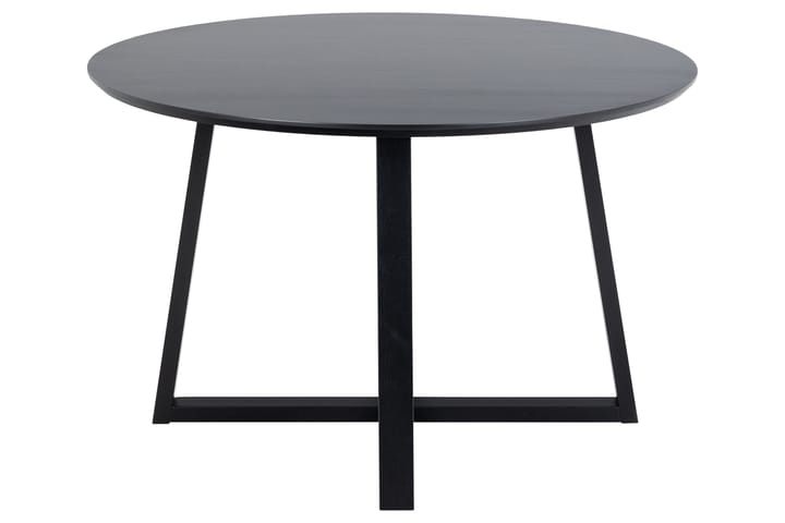 Ruokapöytä Saneha 120 cm Pyöreä - Musta - Ruokapöydät & keittiön pöydät