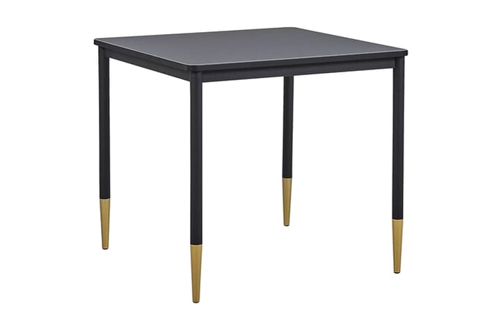 Ruokapöytä Shamley 80 cm - Musta / Kulta - Ruokapöydät & keittiön pöydät