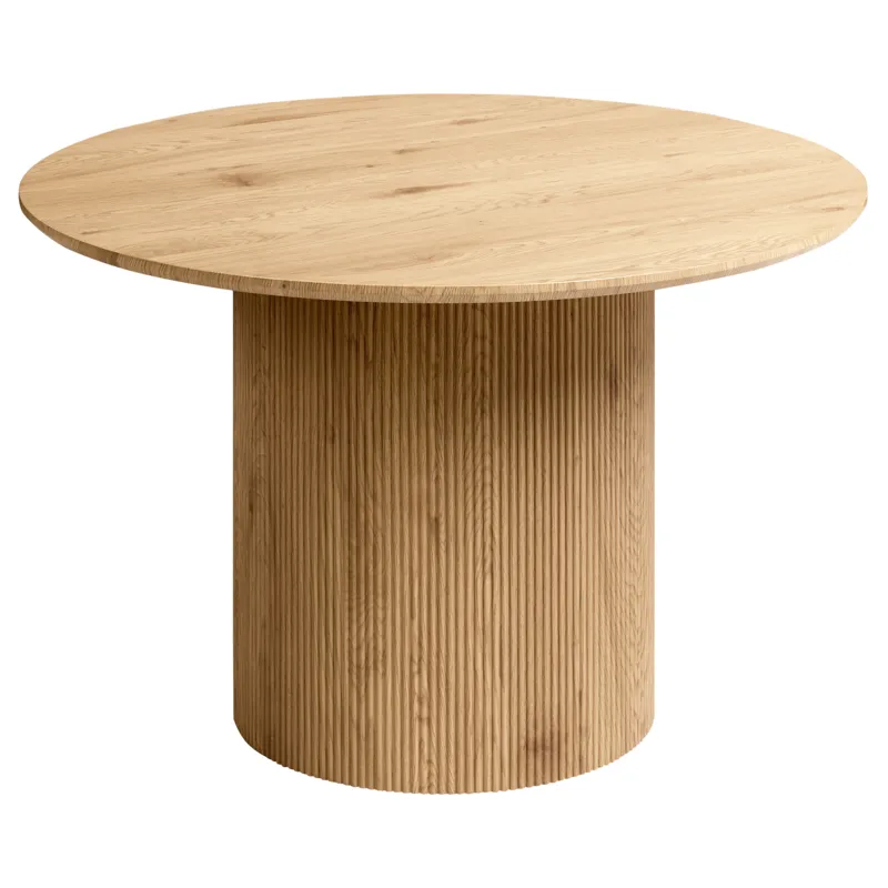 Ruokapöytä Sheho 120 cm, Vaaleanruskea