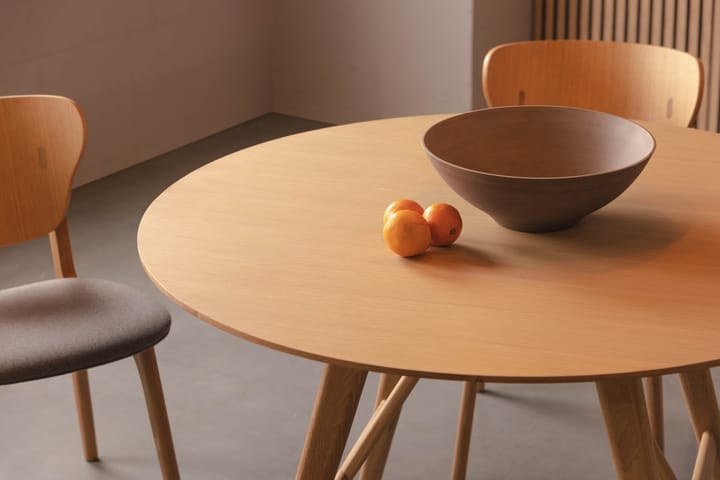 Ruokapöytä Skagana 120 cm  Pyöreä - Ruskea - Ruokapöydät & keittiön pöydät