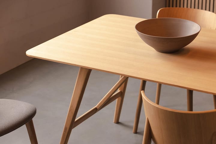 Ruokapöytä Skagana 220 cm - Ruskea - Ruokapöydät & keittiön pöydät