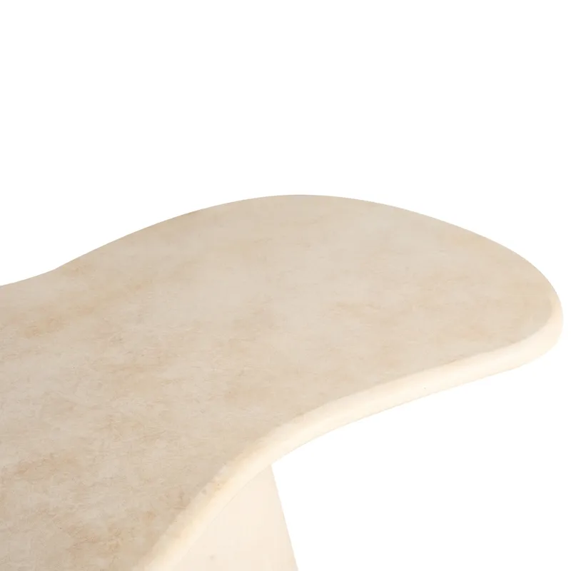 Ruokapöytä ulos Spoleto 110x200 cm - Beige - Puutarhakalusteet - Terassipöydät - Ruokapöytä terassille