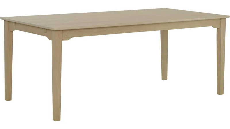 Ruokapöytä Ulsund 190x95 cm, Valkopigmentoitu