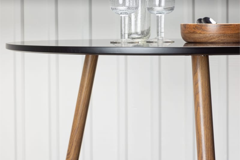 Ruokapöytä Venture Home Bennie-ruokapöytä 90 cm Black - Huonekalut - Pöytä & ruokailuryhmä - Ruokapöydät & keittiön pöydät