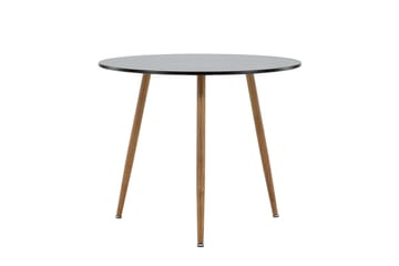 Ruokapöytä Venture Home Bennie-ruokapöytä 90 cm Black - Huonekalut - Pöytä & ruokailuryhmä - Ruokapöydät & keittiön pöydät