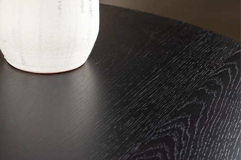 Ruokapöytä VIND Tyresö pyöreä ruokapöytä Musta - Huonekalut - Pöytä & ruokailuryhmä - Ruokapöydät & keittiön pöydät