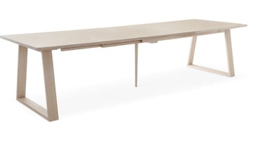 Ruokapöytä Wikdal 220x100 cm - Valkopigmentoitu tammi - Huonekalut - Pöytä & ruokailuryhmä - Ruokapöydät & keittiön pöydät