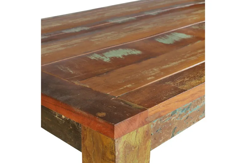 Ruokapöytä Wohnling Täyspuinen maalaistyylinen Kierrätetty Mangopuu, 120x70 cm - Kierrätetty Mangopuu, 120x70 cm - Huonekalut - Pöytä & ruokailuryhmä - Ruokapöydät & keittiön pöydät