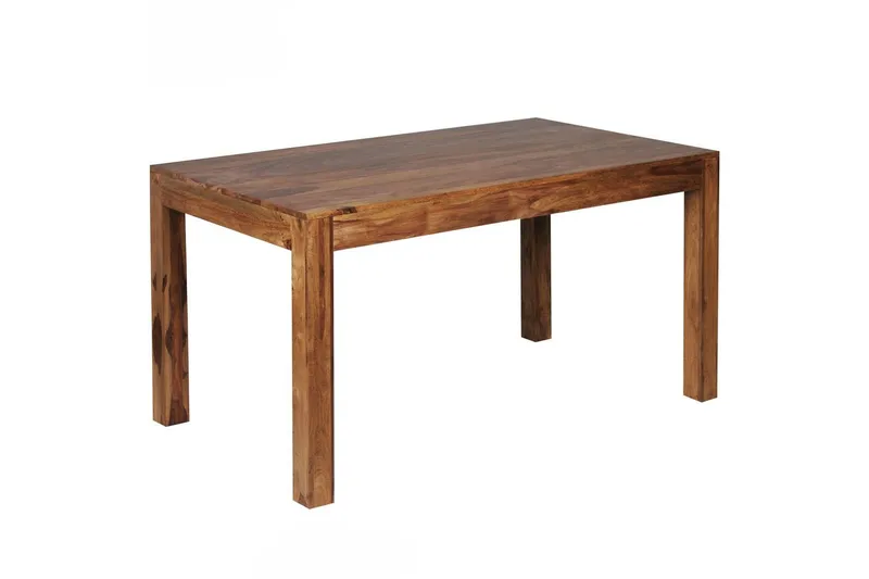 Ruokapöytä Wohnling Täyspuinen maalaistyylinen Ruusu puu, 160x80 cm, Ruusu puu, 160x80 cm