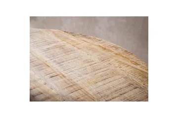 Ruokapöytä Wohnling pyöreä massiivipuu moderni maalaismainen tyyli 120 cm - 120 cm - Huonekalut - Pöytä & ruokailuryhmä - Ruokapöydät & keittiön pöydät