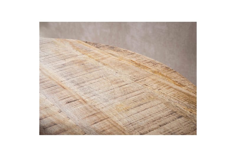 Ruokapöytä Wohnling pyöreä massiivipuu moderni maalaismainen tyyli 120 cm - 120 cm - Huonekalut - Pöytä & ruokailuryhmä - Ruokapöydät & keittiön pöydät