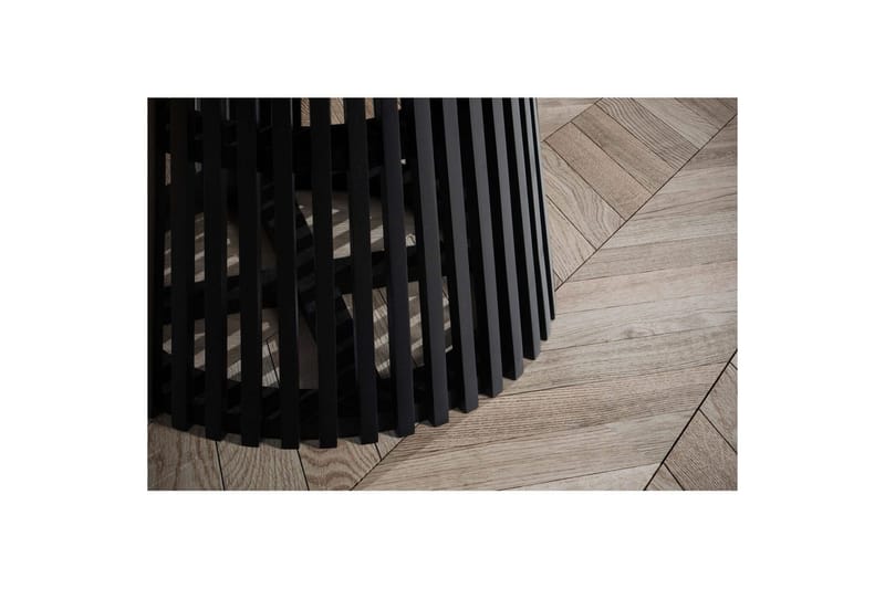 Ruokapöytä Wohnling Pyöreä 120 cm täyspuu loft-tyyli - Huonekalut - Pöytä & ruokailuryhmä - Ruokapöydät & keittiön pöydät