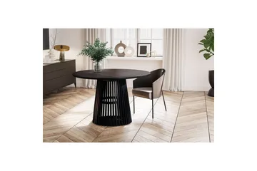 Ruokapöytä Wohnling Pyöreä 120 cm täyspuu loft-tyyli - Huonekalut - Pöytä & ruokailuryhmä - Ruokapöydät & keittiön pöydät