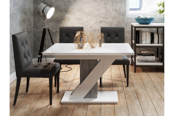 Ruokapöytä Yayla 160 cm - Valkoinen - Ruokapöydät & keittiön pöydät