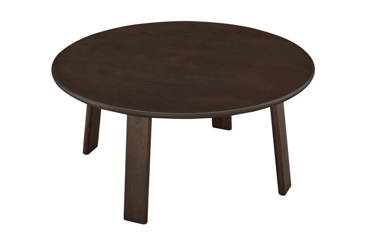 Ruokapöytä Pyöreä Lavdrim 85 cm - Ruskea - Sohvapöytä
