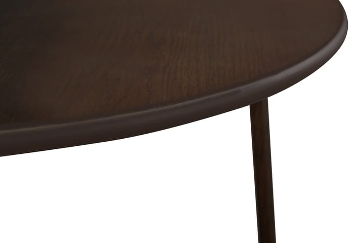 Ruokapöytä Pyöreä Lavdrim 85 cm - Ruskea - Sohvap�öytä