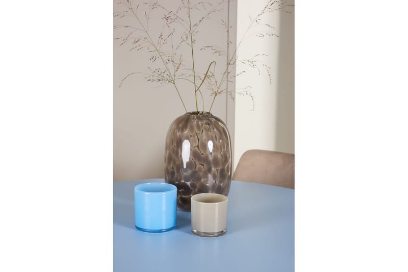 Ruokaryhmä Bootcut Pyöreä 110 cm Vaaleansininen ja 4 Night Tuolia - Huonekalut - Pöytä & ruokailuryhmä - Ruokailuryhmä