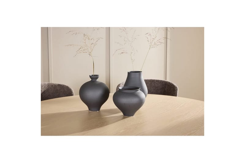 Ruokaryhmä Copenhagen Pyöreä 140 cm 6 Astoria Tuolia Valkoinen / Musta, Ruskea - Valkoinen / Musta, Ruskea - Huonekalut - Pöytä & ruokailuryhmä - Ruokailuryhmä