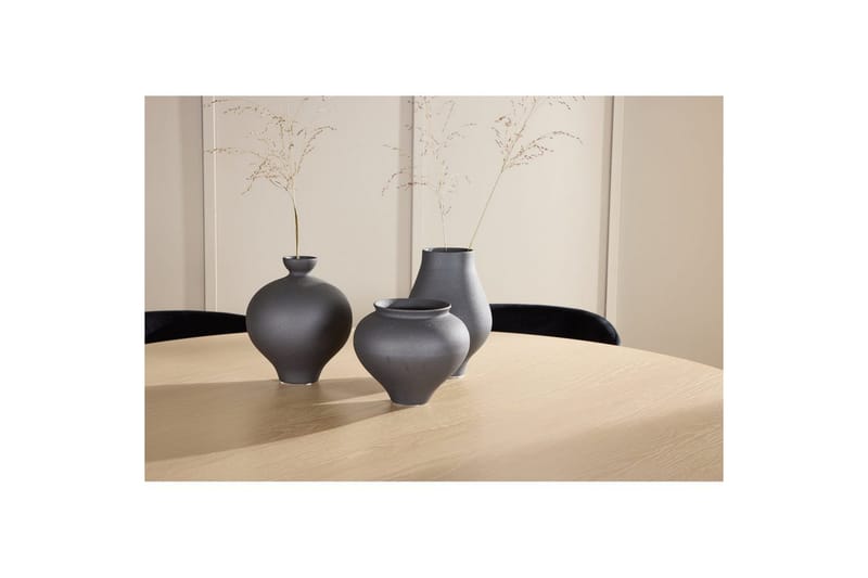 Ruokaryhmä Copenhagen Pyöreä 140 cm Valkoinen/Musta 6 Edina Tuolia Musta - Musta - Huonekalut - Pöytä & ruokailuryhmä - Ruokailuryhmä