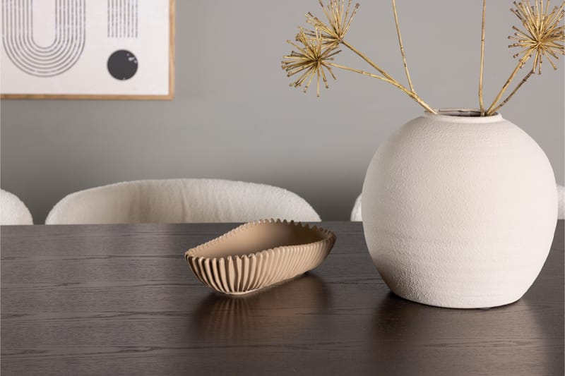 Ruokaryhmä Edina 220 cm Suorakulmainen 6 Edina-tuolilla - Musta - Huonekalut - Pöytä & ruokailuryhmä - Ruokailuryhmä