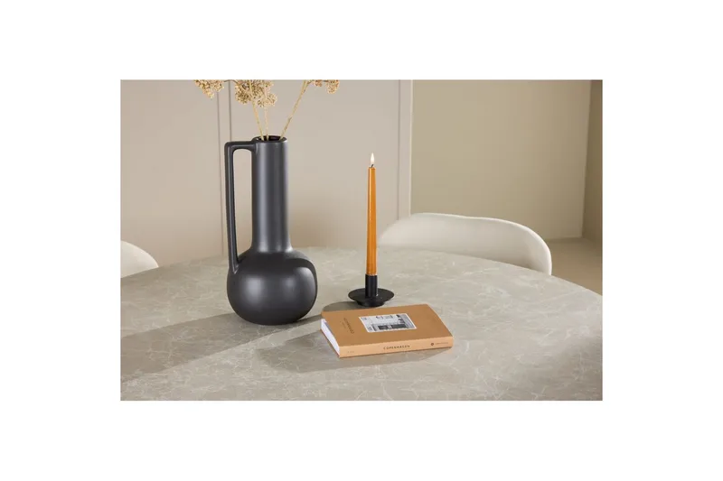 Ruokaryhmä Lanzo Pyöreä 120 cm neljällä Lilja-tuolilla Beige - Beige - Huonekalut - Pöytä & ruokailuryhmä - Ruokailuryhmä