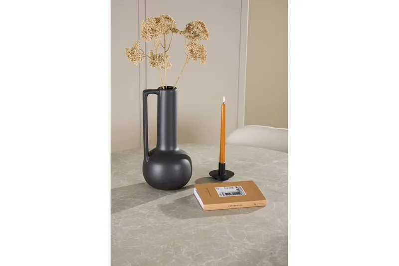 Ruokaryhmä Lanzo Pyöreä 120 cm neljällä Lilja-tuolilla Beige - Beige - Huonekalut - Pöytä & ruokailuryhmä - Ruokailuryhmä