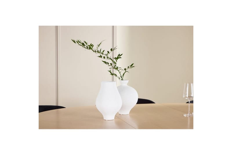 Ruokaryhmä Strada Pyöreä 120/170 cm Valkoinen Edina-tuoleilla 6 kpl, Musta - 6 kpl, Musta - Huonekalut - Pöytä & ruokailuryhmä - Ruokailuryhmä