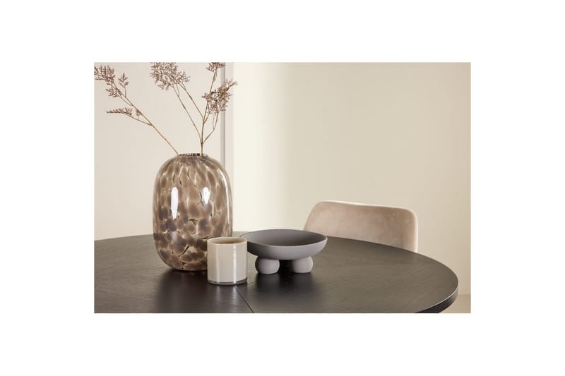 Ruokaryhmä Strada Pyöreä 120/170 cm Musta Night-tuoleilla 4 kpl - 4 kpl - Huonekalut - Pöytä & ruokailuryhmä - Ruokailuryhmä