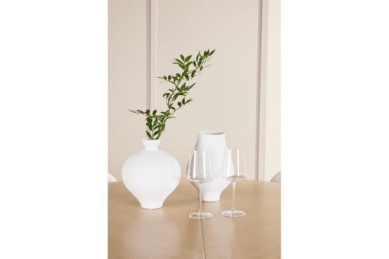 Ruokaryhmä Strada Pyöreä 120/170 cm Valkoinen Lilja-tuoleilla 4 kpl - 4 kpl - Huonekalut - Pöytä & ruokailuryhmä - Ruokailuryhmä