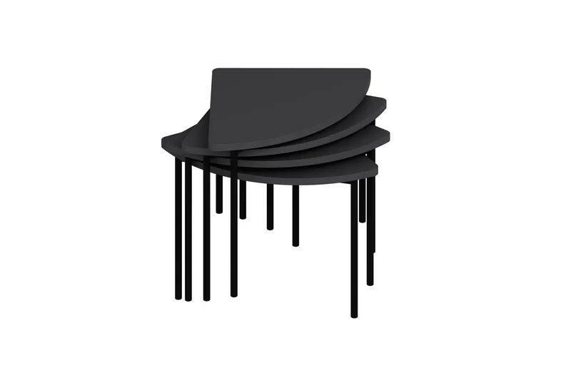 Rusele Sohvapöytä 90 cm - Antrasiitti - Huonekalut - Pöytä & ruokailuryhmä - Apupöytä & sivupöytä - Sarjapöytä