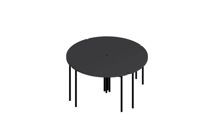 Rusele Sohvapöytä 90 cm - Antrasiitti - Huonekalut - Pöytä & ruokailuryhmä - Apupöytä & sivupöytä - Sarjapöytä