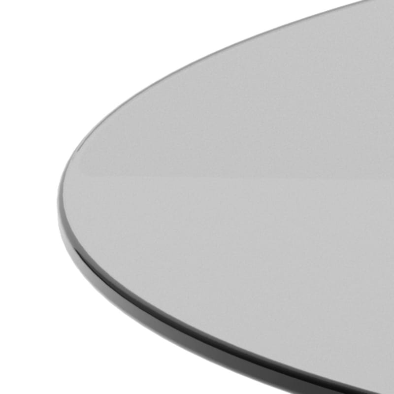 Ryvos-lasinen sohvapöytä 80 cm pyöreä - Savunvärinen - Huonekalut - Pöytä & ruokailuryhmä - Sohvapöytä