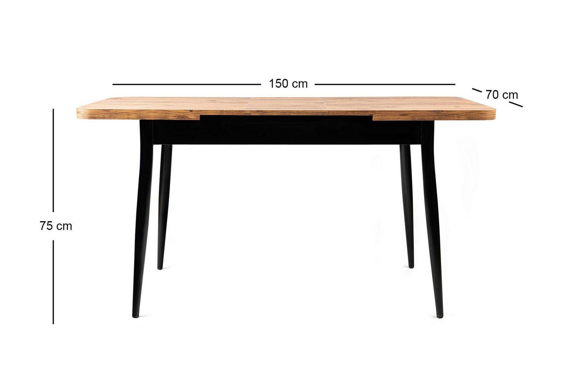 Saidie Ruokapöytä 120 cm Suorakulmainen - Ruskea - Huonekalut - Pöytä & ruokailuryhmä - Ruokapöydät & keittiön pöydät