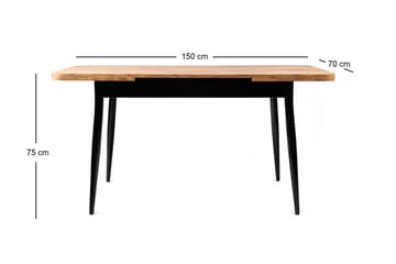 Saidie Ruokapöytä 120 cm Suorakulmainen - Ruskea - Huonekalut - Pöytä & ruokailuryhmä - Ruokapöydät & keittiön pöydät
