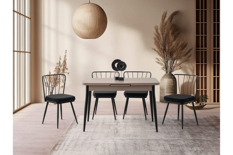 Saidie Ruokapöytä 120 cm Suorakulmainen - Ruskea - Huonekalut - Pöytä & ruokailuryhmä - Ruokapöydät & keittiön pöydät