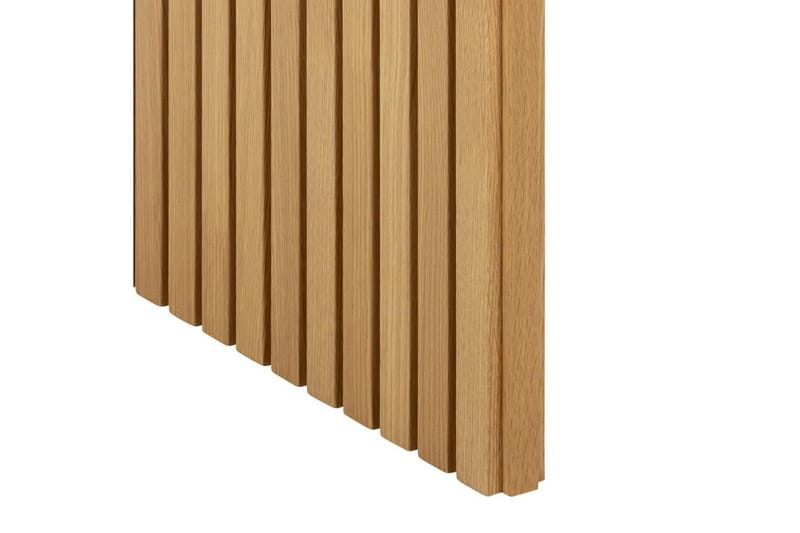 Saku suuri suorakulmainen ruokapöytä 220 cm puu- ja tammijäljitelmäpinnalla - Beige - Huonekalut - Pöytä & ruokailuryhmä - Ruokapöydät & keittiön pöydät
