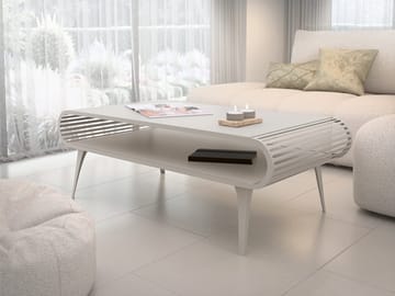Salvaris Sohvapöytä 120 cm - beige - Huonekalut - Pöytä & ruokailuryhmä - Sohvapöytä - Sohvapöytä säilytystilalla