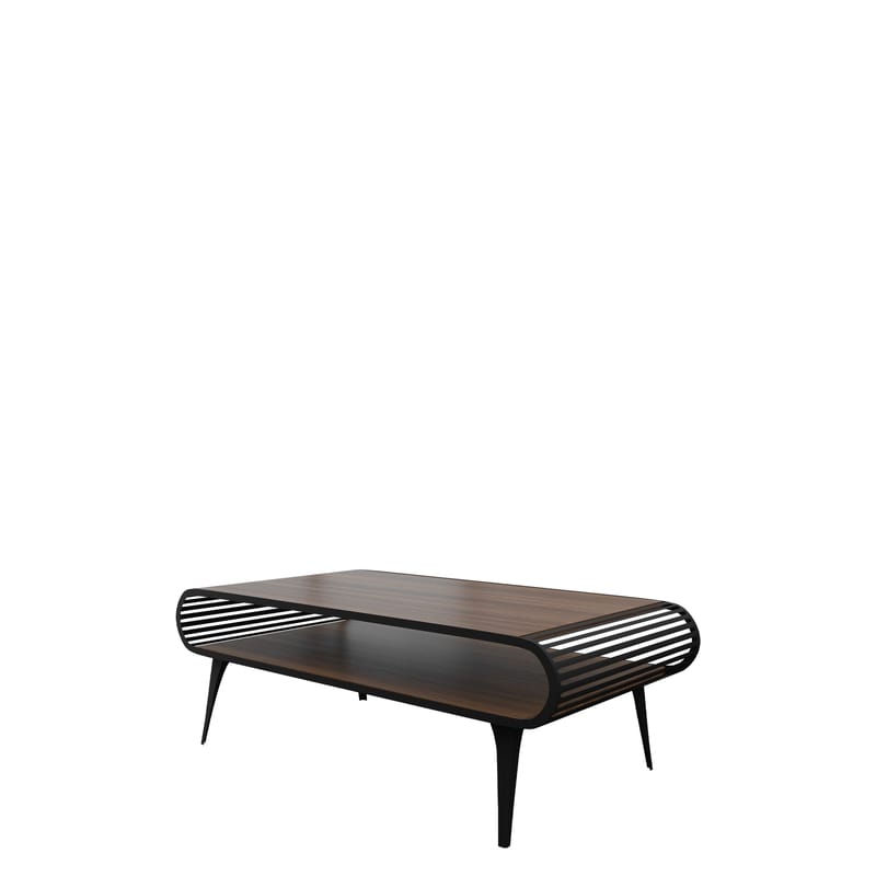 Salvaris Sohvapöytä 120 cm - Musta, ruskea taso - Huonekalut - Pöytä & ruokailuryhmä - Sohvapöytä