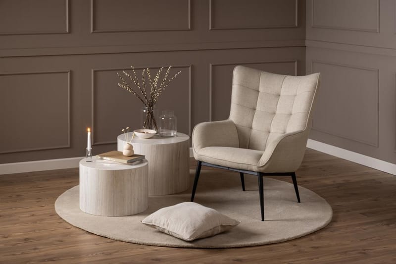 Samon Sohvapöytä 58 cm - Beige - Huonekalut - Pöytä & ruokailuryhmä - Sohvapöytä