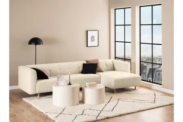 Samon Sohvapöytä 58 cm - Beige - Huonekalut - Pöytä & ruokailuryhmä - Apupöytä & sivupöytä - Sarjapöytä