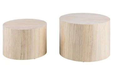 Samon Sohvapöytä 58 cm - Beige - Huonekalut - Pöytä & ruokailuryhmä - Apupöytä & sivupöytä - Sarjapöytä