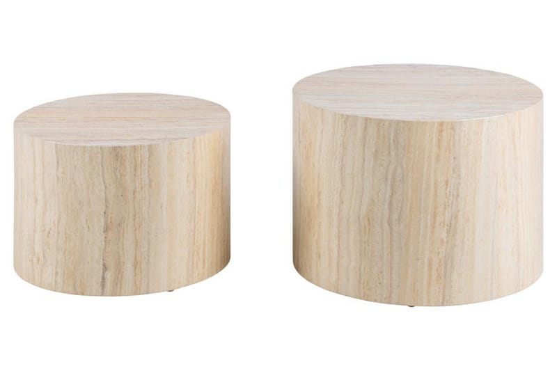 Samon Sohvapöytä 58 cm - Beige - Huonekalut - Pöytä & ruokailuryhmä - Apupöytä & sivupöytä - Sarjapöytä