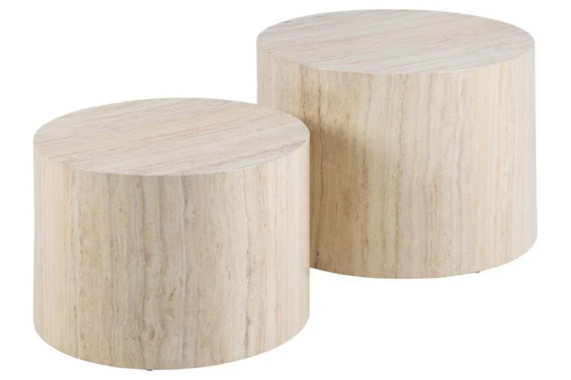 Samon Sohvapöytä 58 cm - Beige - Huonekalut - Pöytä & ruokailuryhmä - Apupöytä & sivupöytä - Sarjapöytä