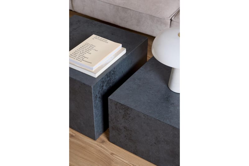 Samon Sohvapöytä 58 cm - Musta - Huonekalut - Pöytä & ruokailuryhmä - Apupöytä & sivupöytä - Sarjapöytä