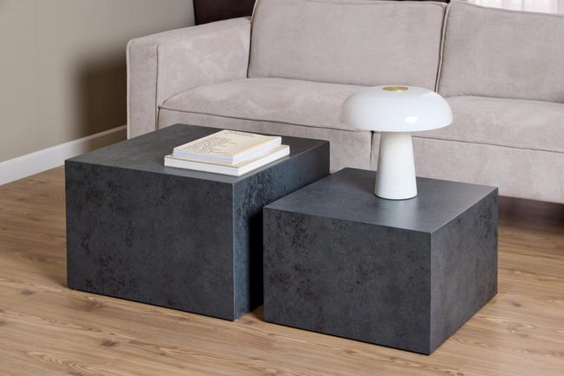 Samon Sohvapöytä 58 cm - Musta - Huonekalut - Pöytä & ruokailuryhmä - Apupöytä & sivupöytä - Sarjapöytä