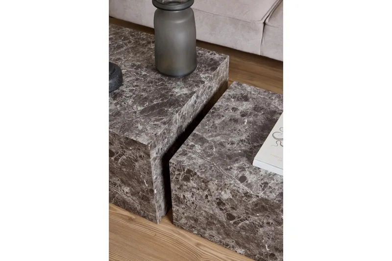 Samon Sohvapöytä 58 cm - Ruskea - Huonekalut - Pöytä & ruokailuryhmä - Apupöytä & sivupöytä - Sarjapöytä