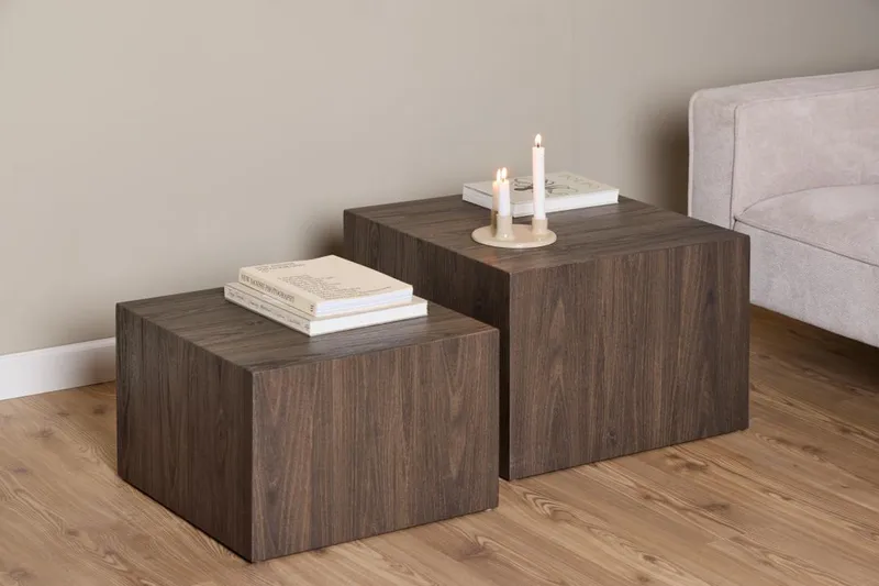 Samon Sohvapöytä 58 cm - Ruskea - Huonekalut - Pöytä & ruokailuryhmä - Apupöytä & sivupöytä - Sarjapöytä