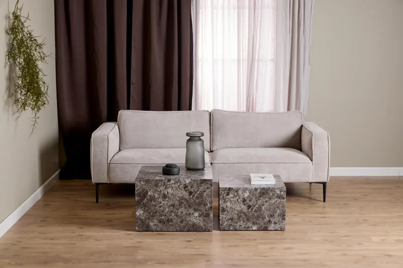 Samon Sohvapöytä 58 cm - Ruskea - Huonekalut - Pöytä & ruokailuryhmä - Apupöytä & sivupöytä - Sarjapöytä