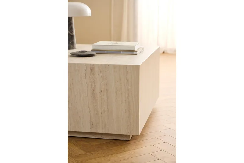 Samon Sohvapöytä 90 cm - Beige - Huonekalut - Pöytä & ruokailuryhmä - Sohvapöytä